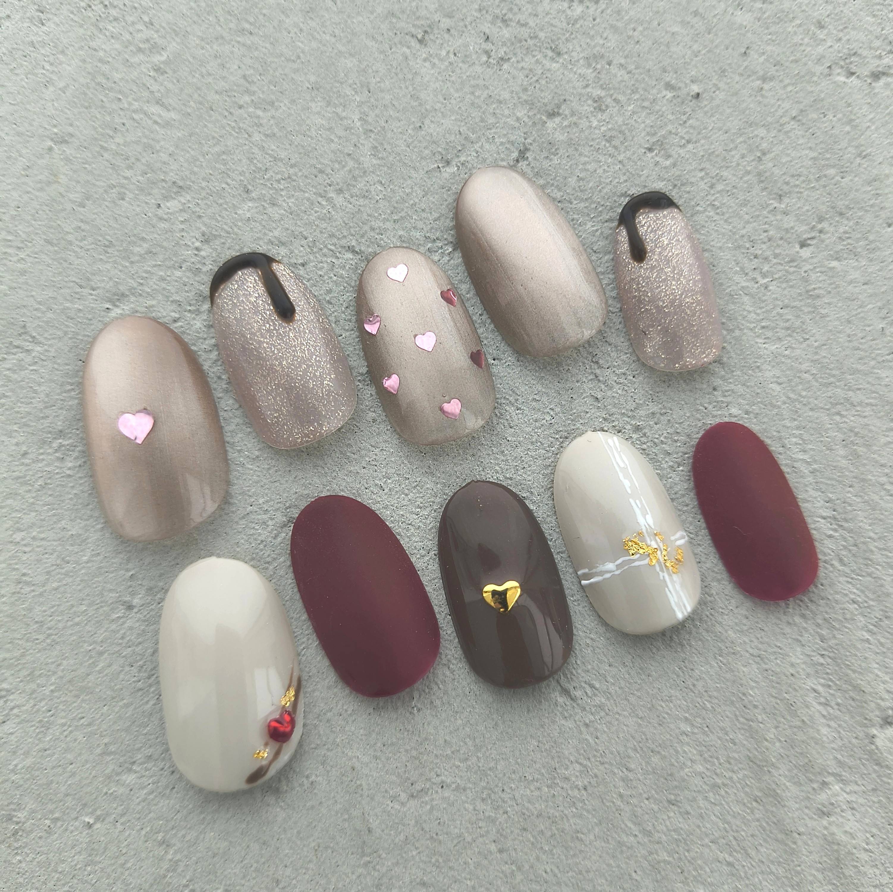 Valentine nail