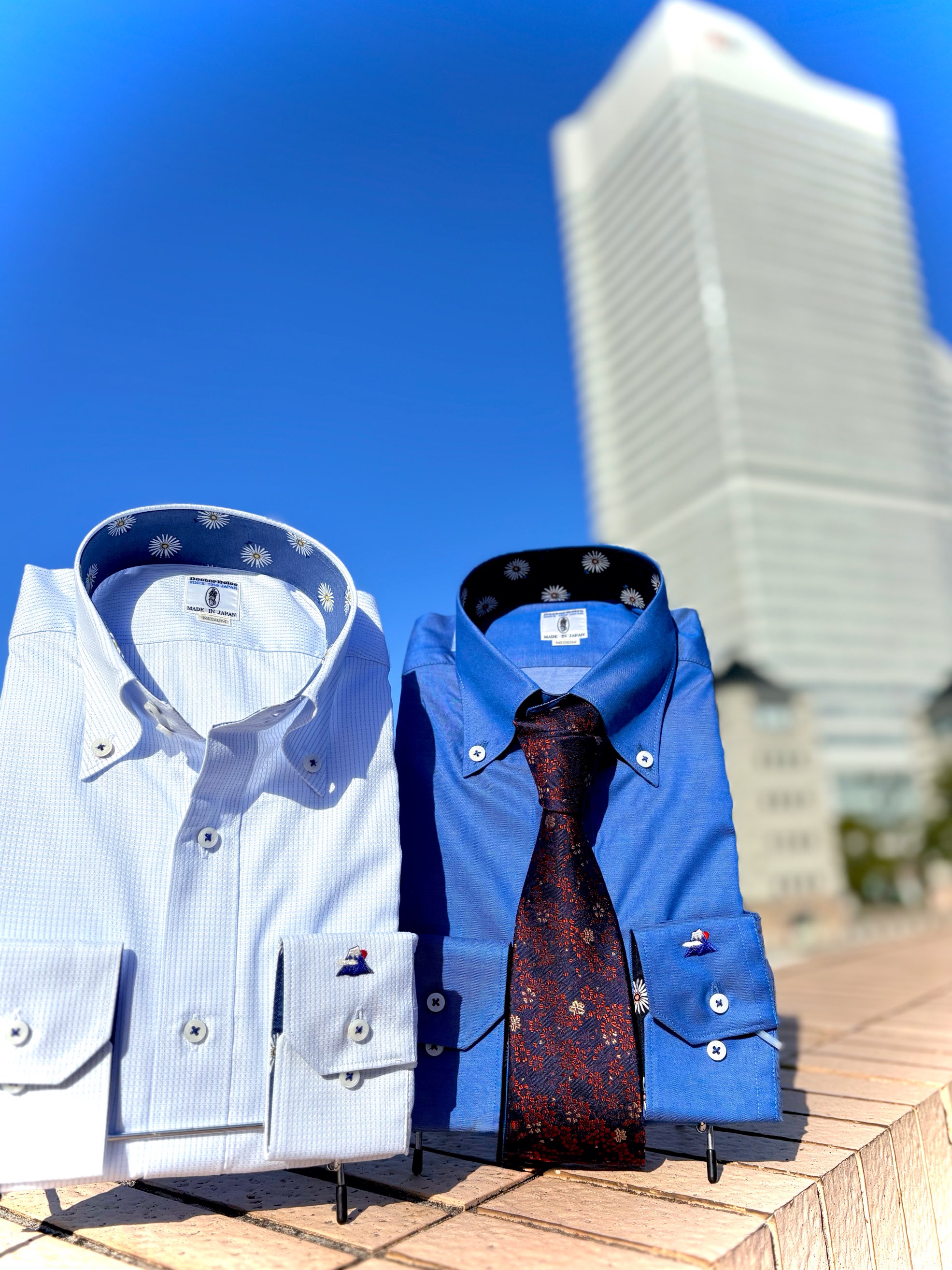 富士山刺繍シャツのご紹介