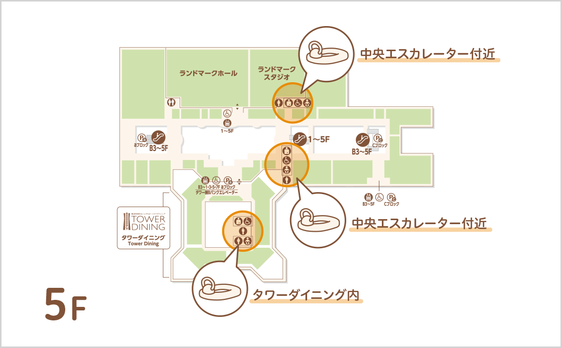 ランドマークプラザ 5F