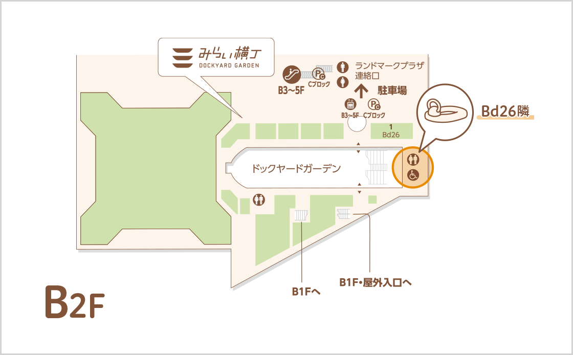 ランドマークプラザ B2F