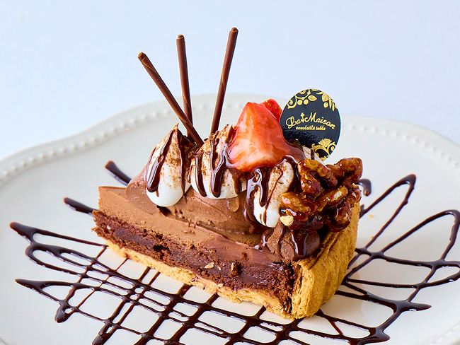 いちごと生チョコレートのタルト