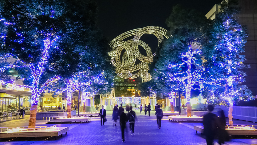 グランモール公園イルミネーション